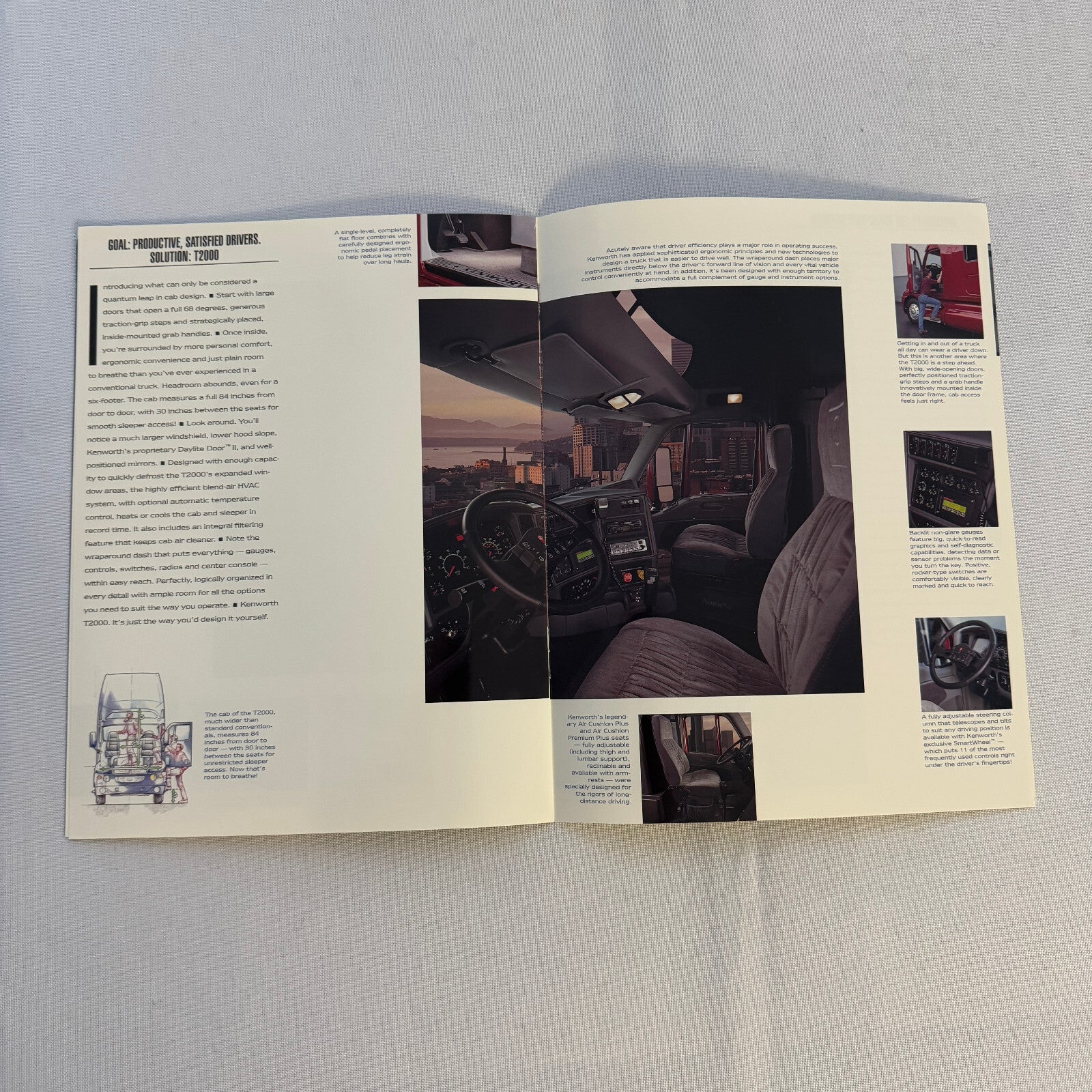 1996 Kenworth T2000 Truck Sales Brochure Catalog - Original