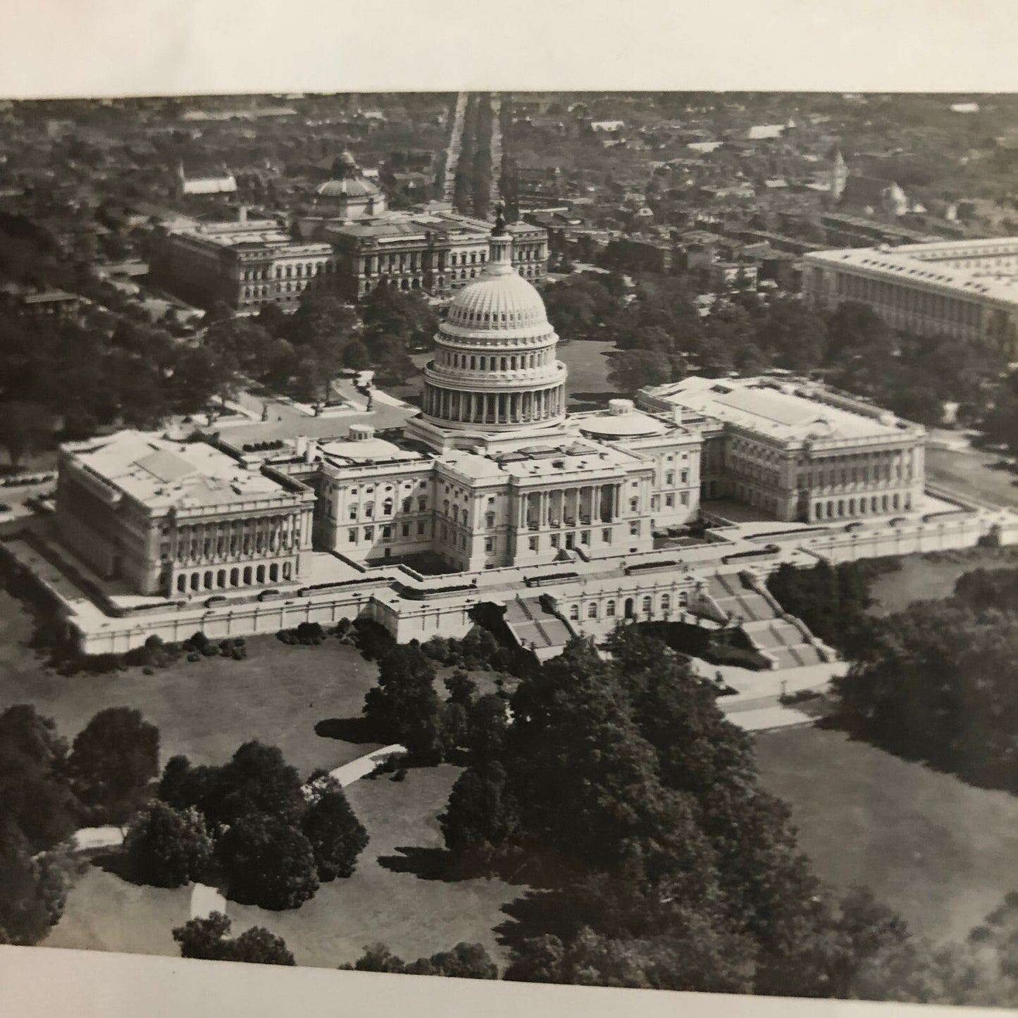 Glass Plate Lantern Slide United States Capitol Building Washington DC