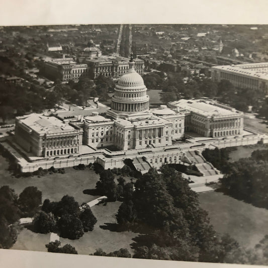 Glass Plate Lantern Slide United States Capitol Building Washington DC