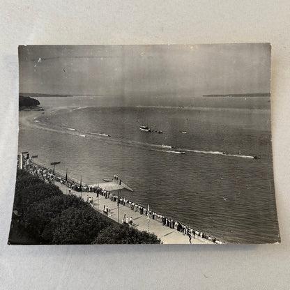 Vintage Press Photo Motor Boat Racing in Switzerland Wide World Photos 1938