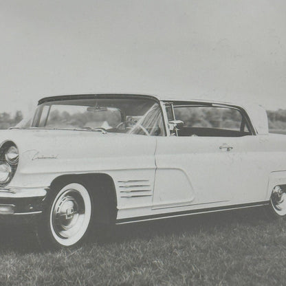 1958 Lincoln Continental Car Automobile Photo Photograph Print