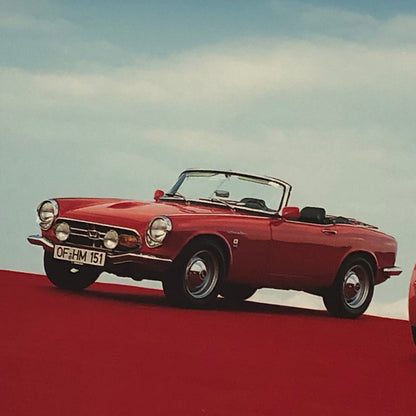 1999 Honda S2000 with Vintage Honda S800 Factory Press Photo Photograph S 800