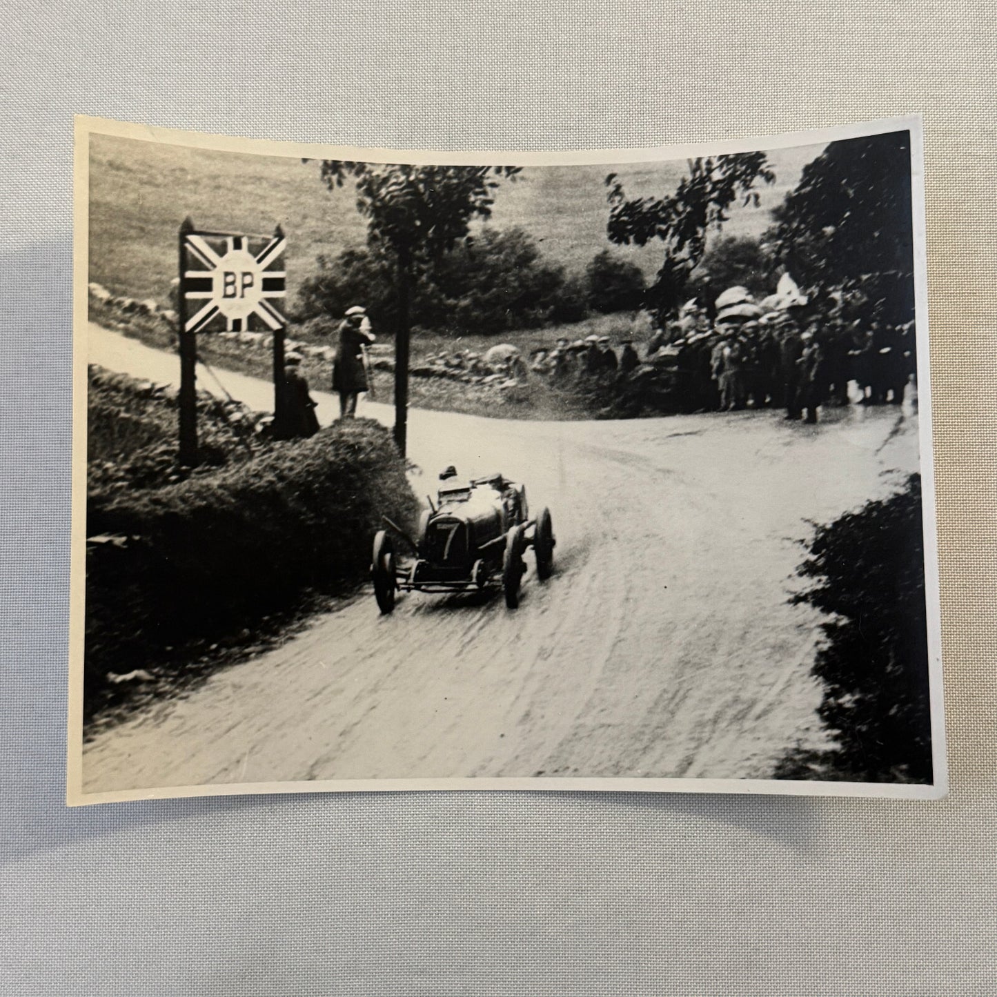 1922 Tourist Trophy TT Race Racing Photo Photograph Vintage Sunbeam Car