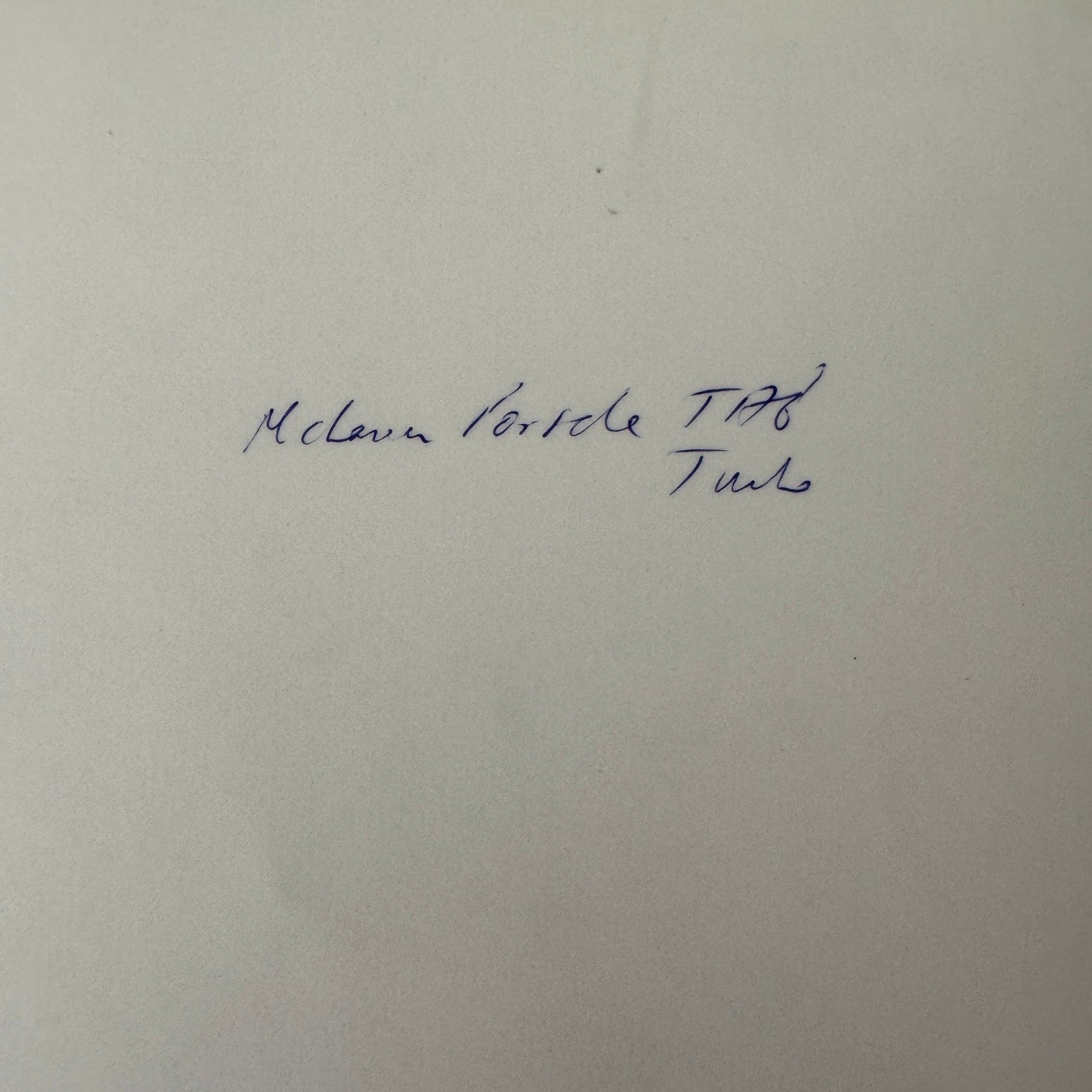 McLaren Porsche Tag Turbo Racing Car Photo Photograph Print 1983