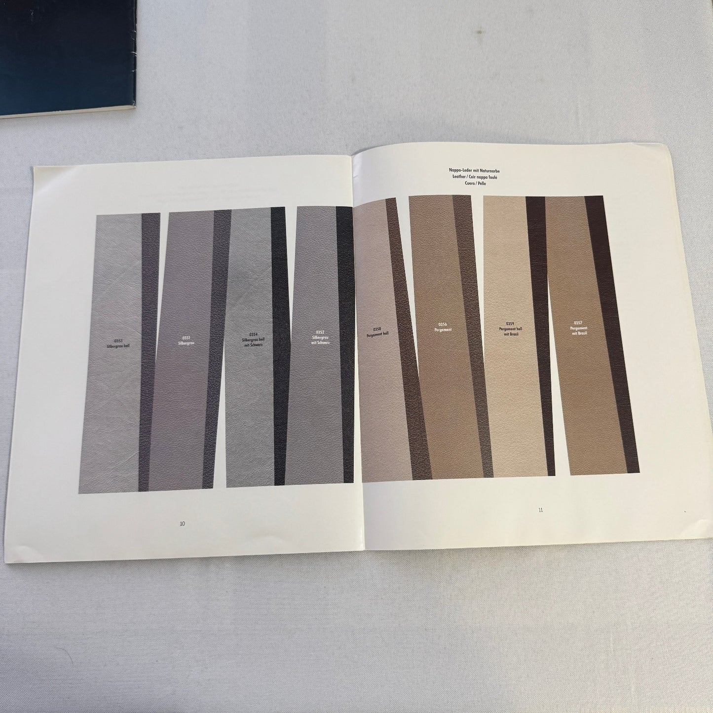 1990 BMW 850i Brochure Catalog BMW 8 Series BMW 850 Colour & Upholstery Lot 2x