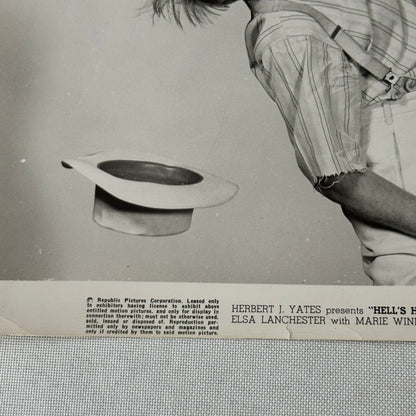 Vintage Movie Press Photo Photograph Hell's Half Acre Fight Scene