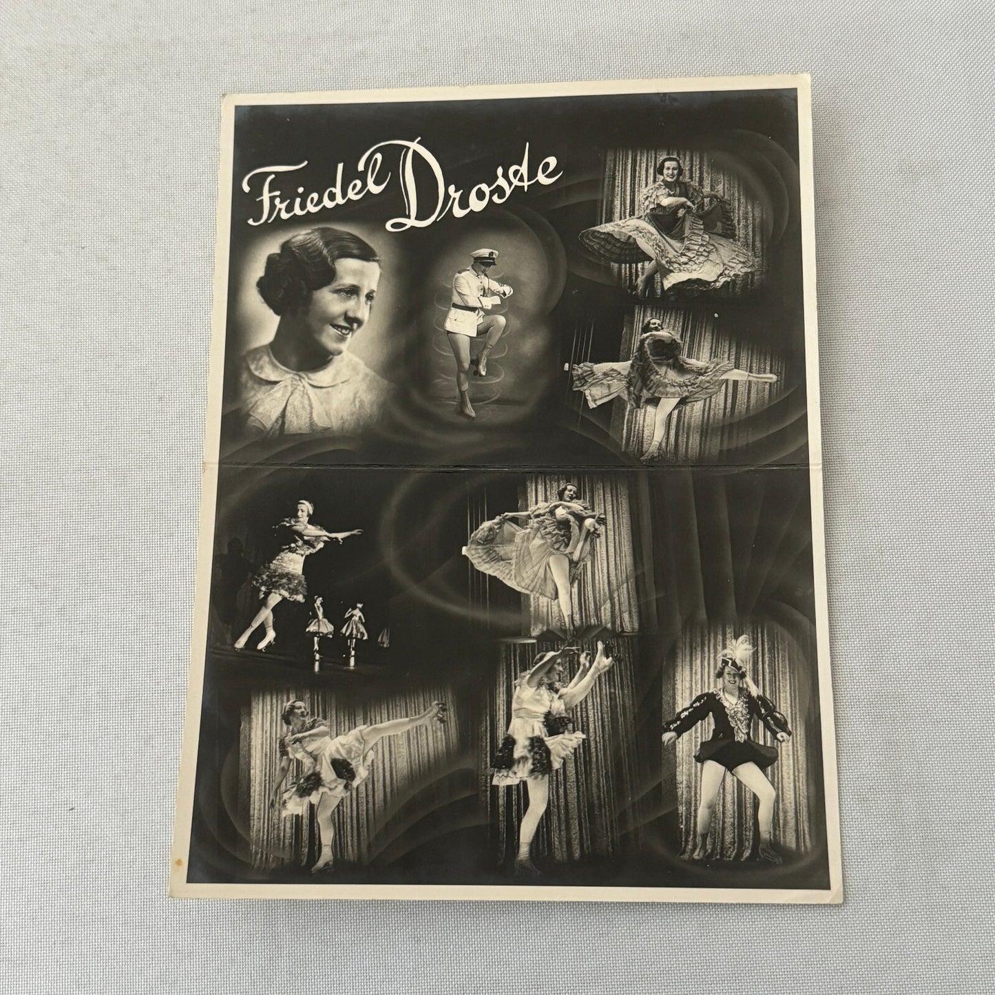 Vintage Circus Rollerskating Roller Skate Act Photo Photograph Friedel Drosae