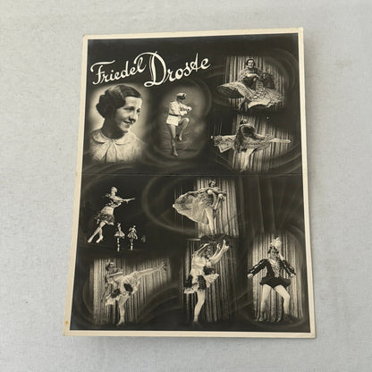 Vintage Circus Rollerskating Roller Skate Act Photo Photograph Friedel Drosae