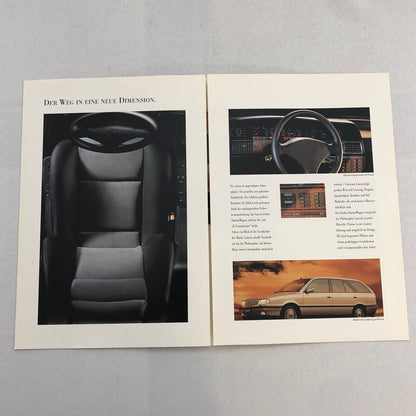 Lancia Dedra SW Station Wagon Car Sales Brochure Catalog Dedra German Text