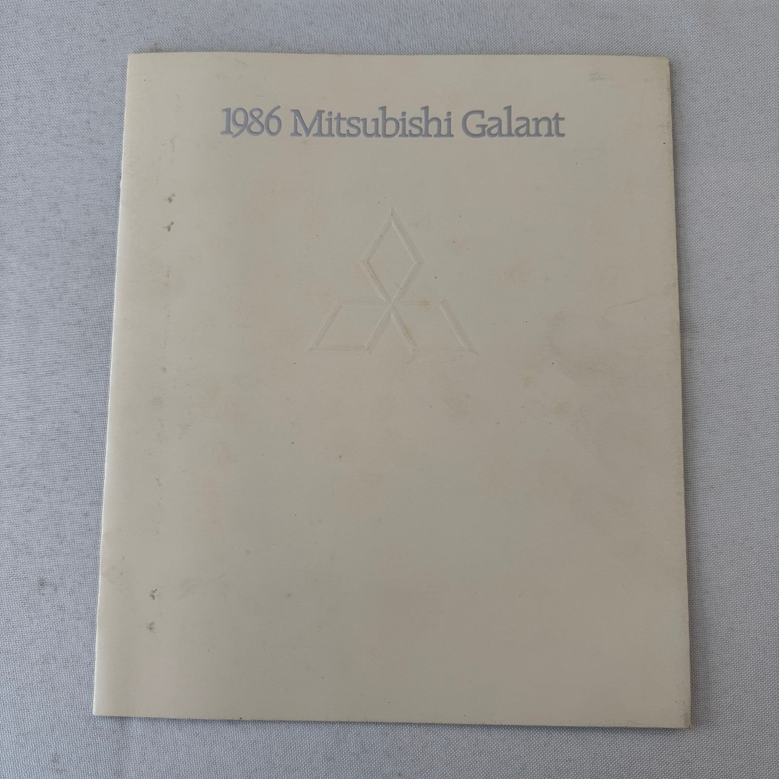 1986 Mitsubishi Galant Car Sales Brochure Catalog Advertising