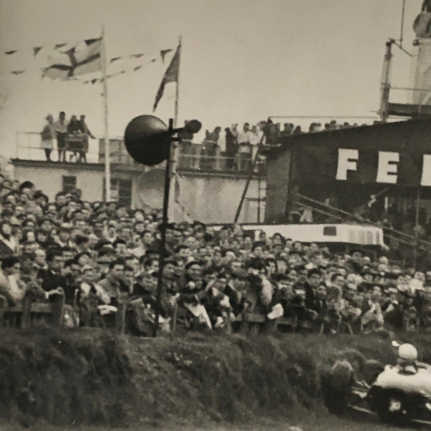 Vintage Racing Car Driver Photo Photograph Print 