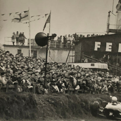 Vintage Racing Car Driver Photo Photograph Print 