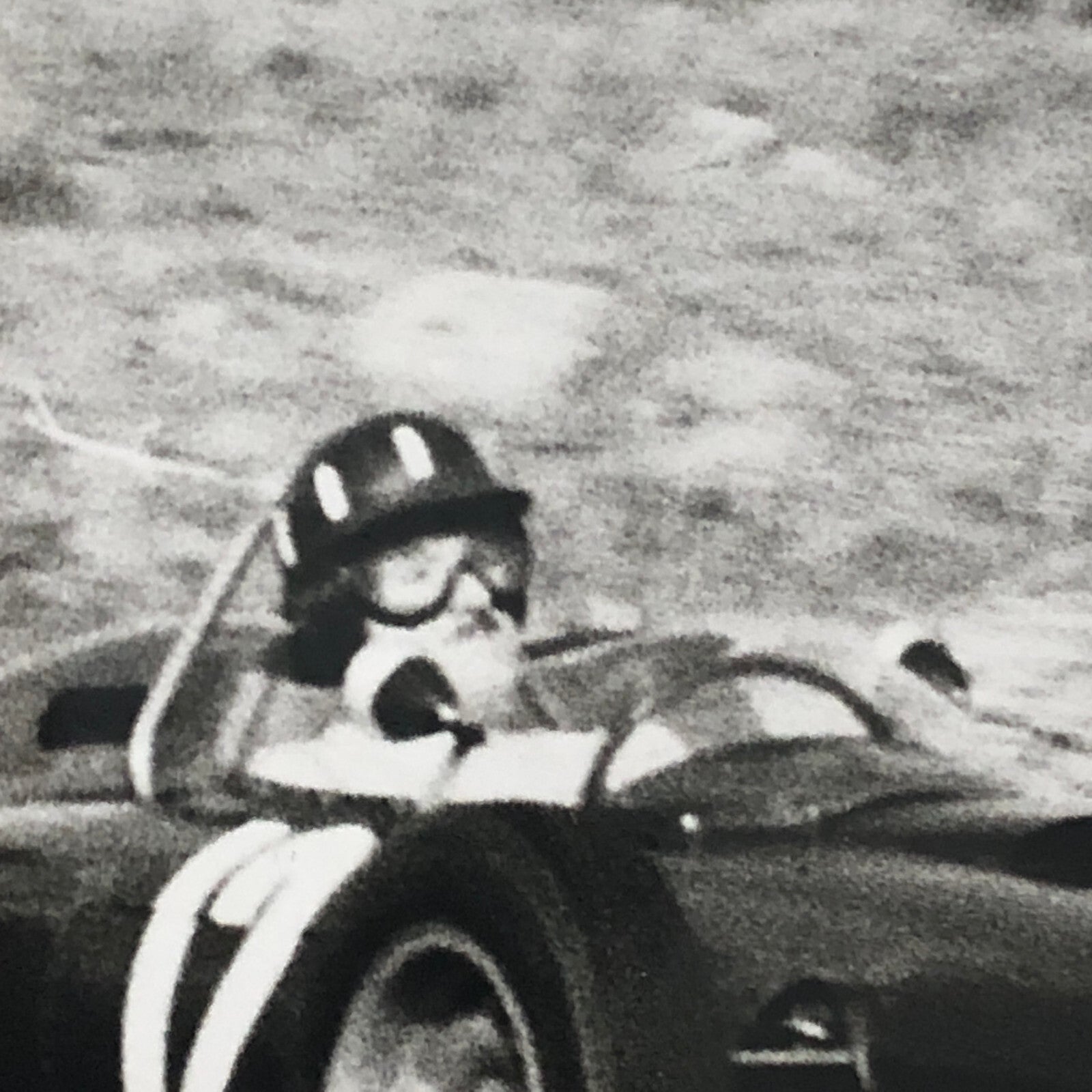 Vintage Racing Car Press Photo Photograph Graham Hill BRM P57 Car 1962