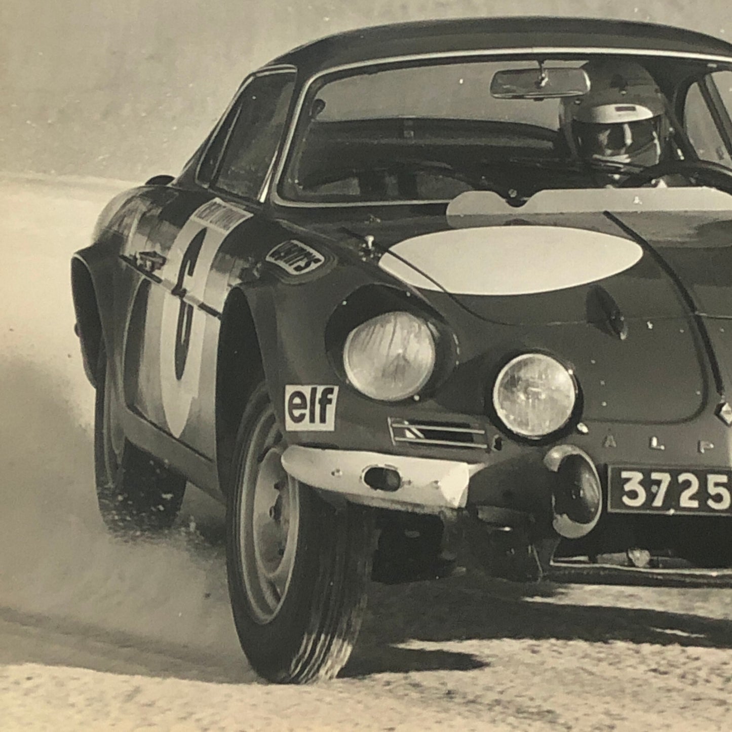Vintage Renault Alpine Rally Racing DPPI Press Photo Photograph Print