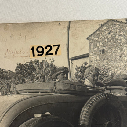 Antique Chrysler Car Automobile Photo Photograph Italian Photographer Stamp