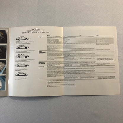 1979 Saab 900 Car Automobile Sales Brochure Catalog 900 GLi EMS GLE Turbo