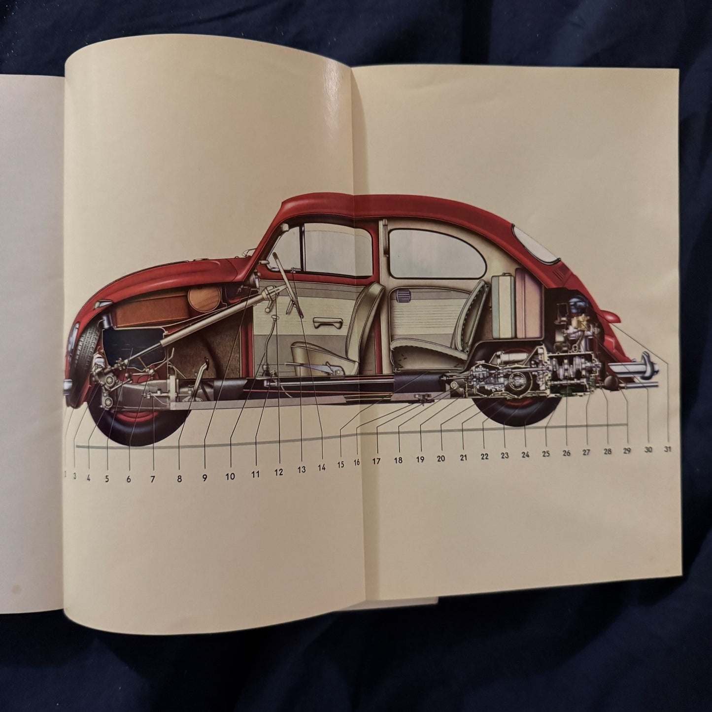 1960 Volkswagen Beetle Owners Manual Instruction Book Convertible Coupe GERMAN