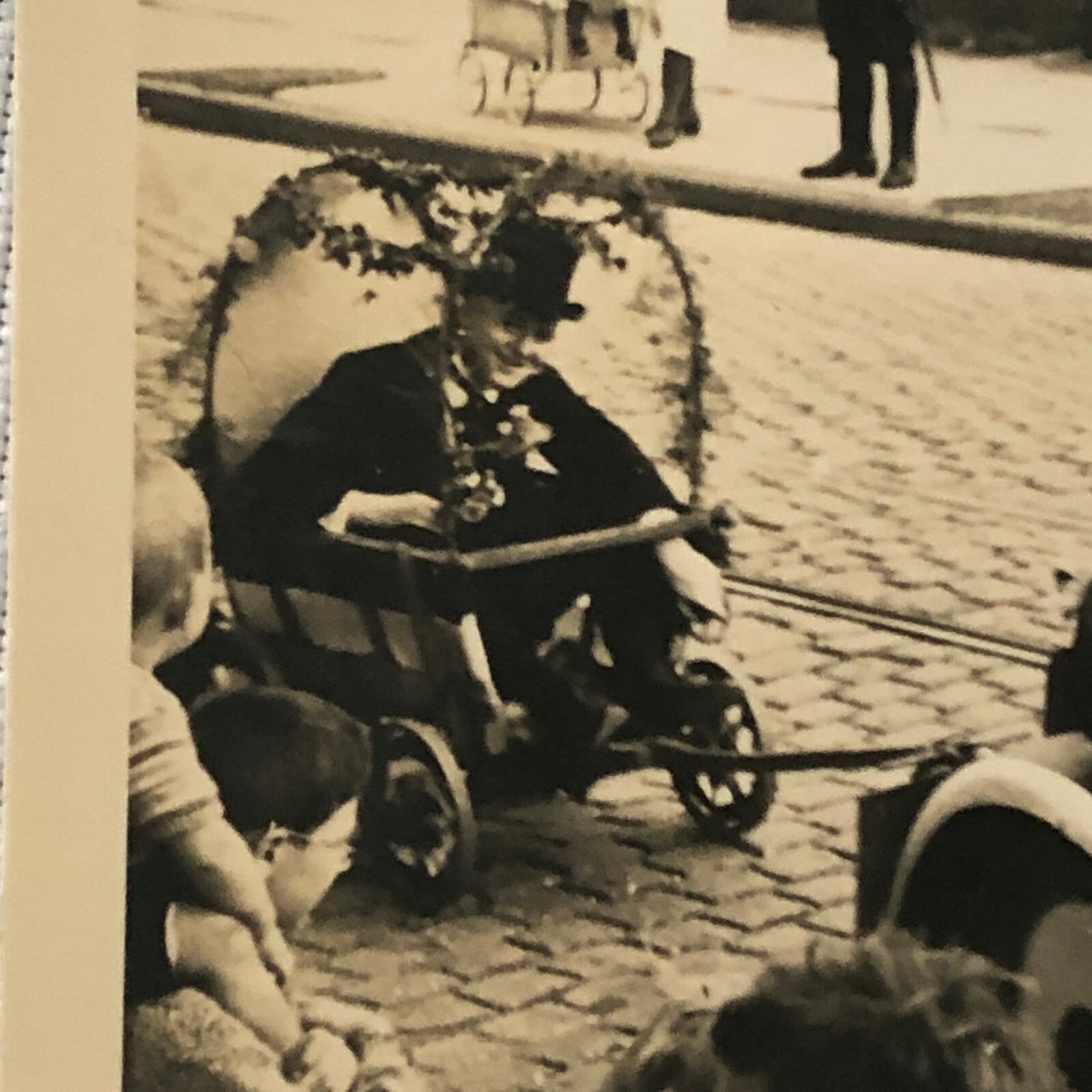 Vintage Parade Car Photo Germany Antique Automobile Photograph Lot of 2