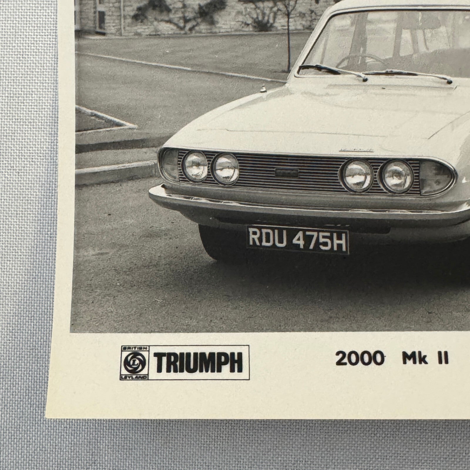 Triumph 2000 MK II Car Factory Press Photo Photograph Print 1972