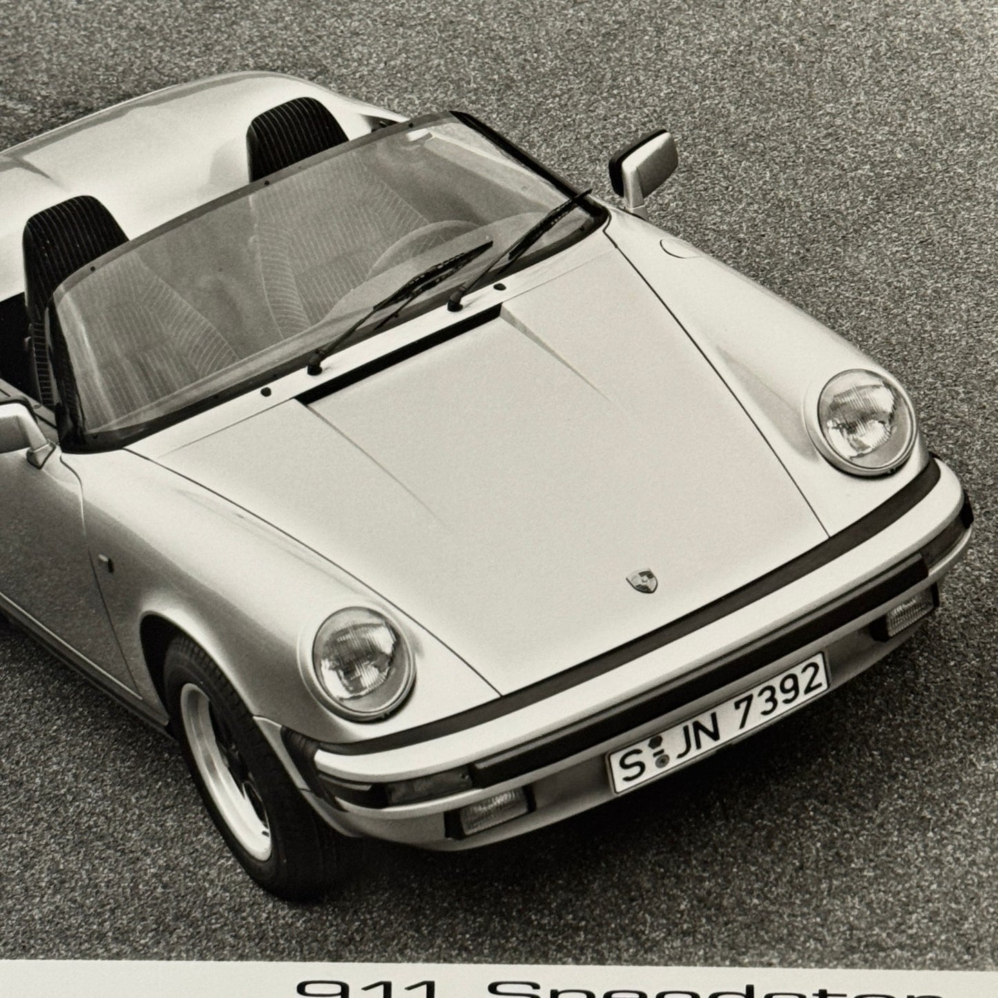 Porsche 911 Speedster Convertible Car Factory Press Photo Photograph German