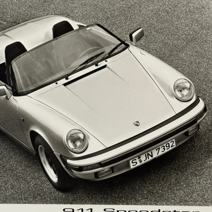 Porsche 911 Speedster Convertible Car Factory Press Photo Photograph German