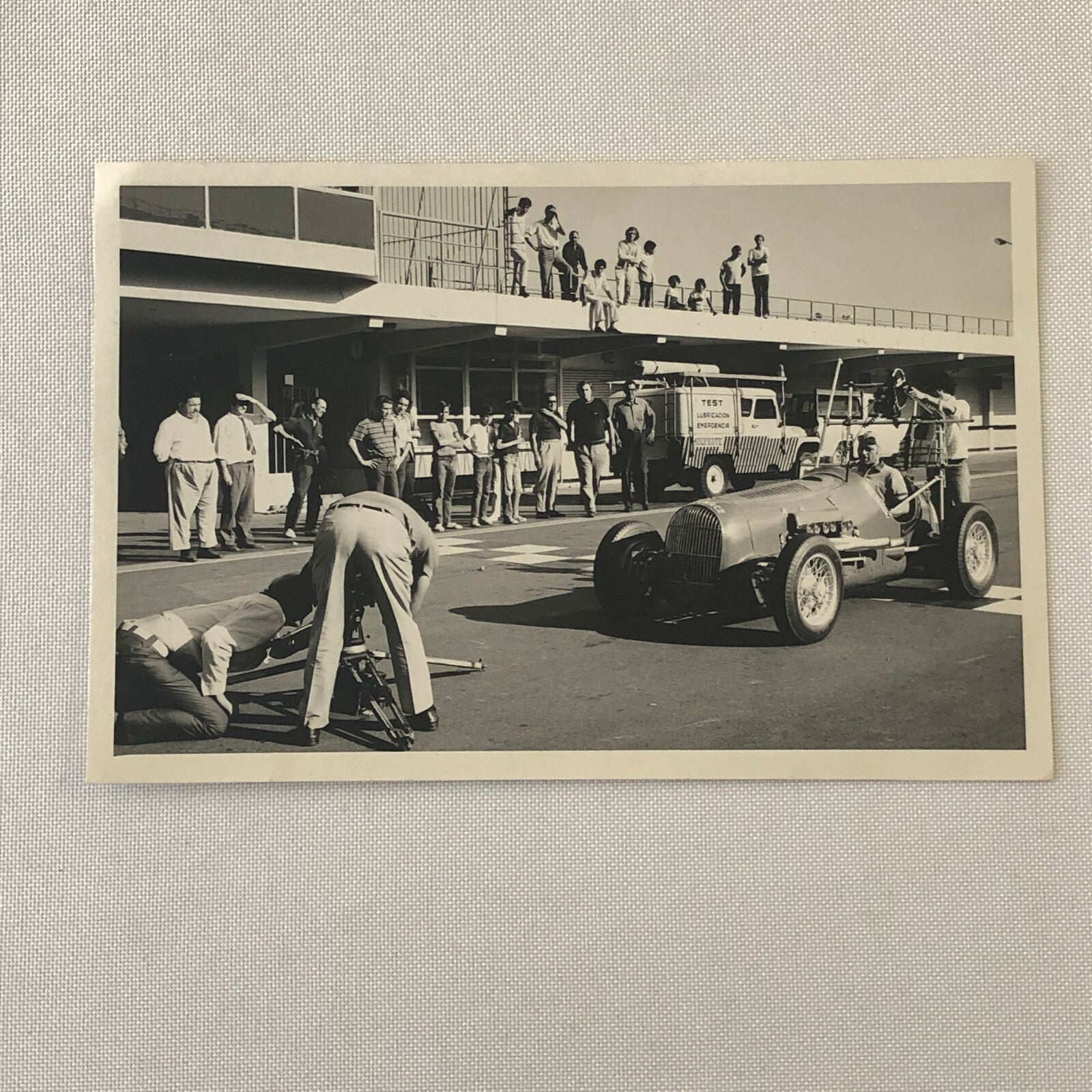 Vintage Racing Photo Photograph - Juan Manuel Fangio ? 