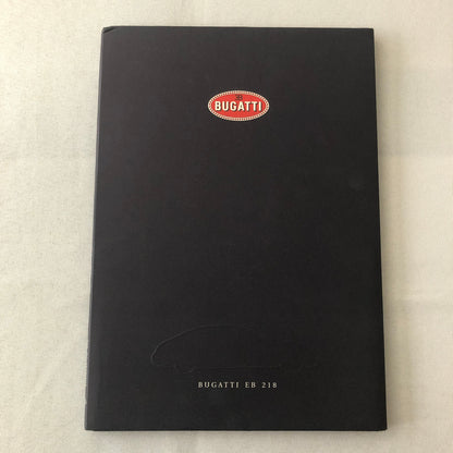 Bugatti EB 218 Concept Car Press Kit Brochure Photos Bugatti EB218 GERMAN Text