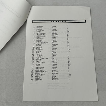 1998 Renault Sport Spider ELF Trophy Racing Press Kit Photos Documents