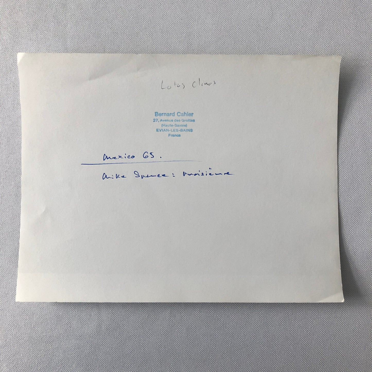 Vintage Bernard Cahier Racing Photo Mike Spence Lotus Climax 1965 Mexico GP