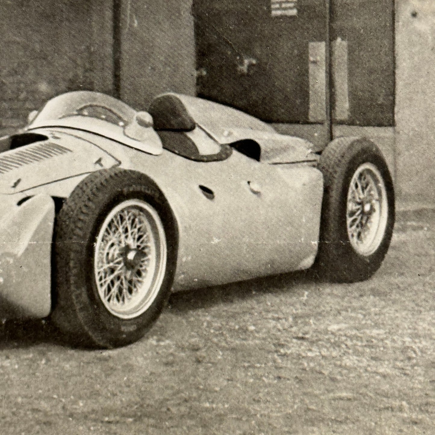 Vintage Bugatti Racing Car Photo Photograph Print