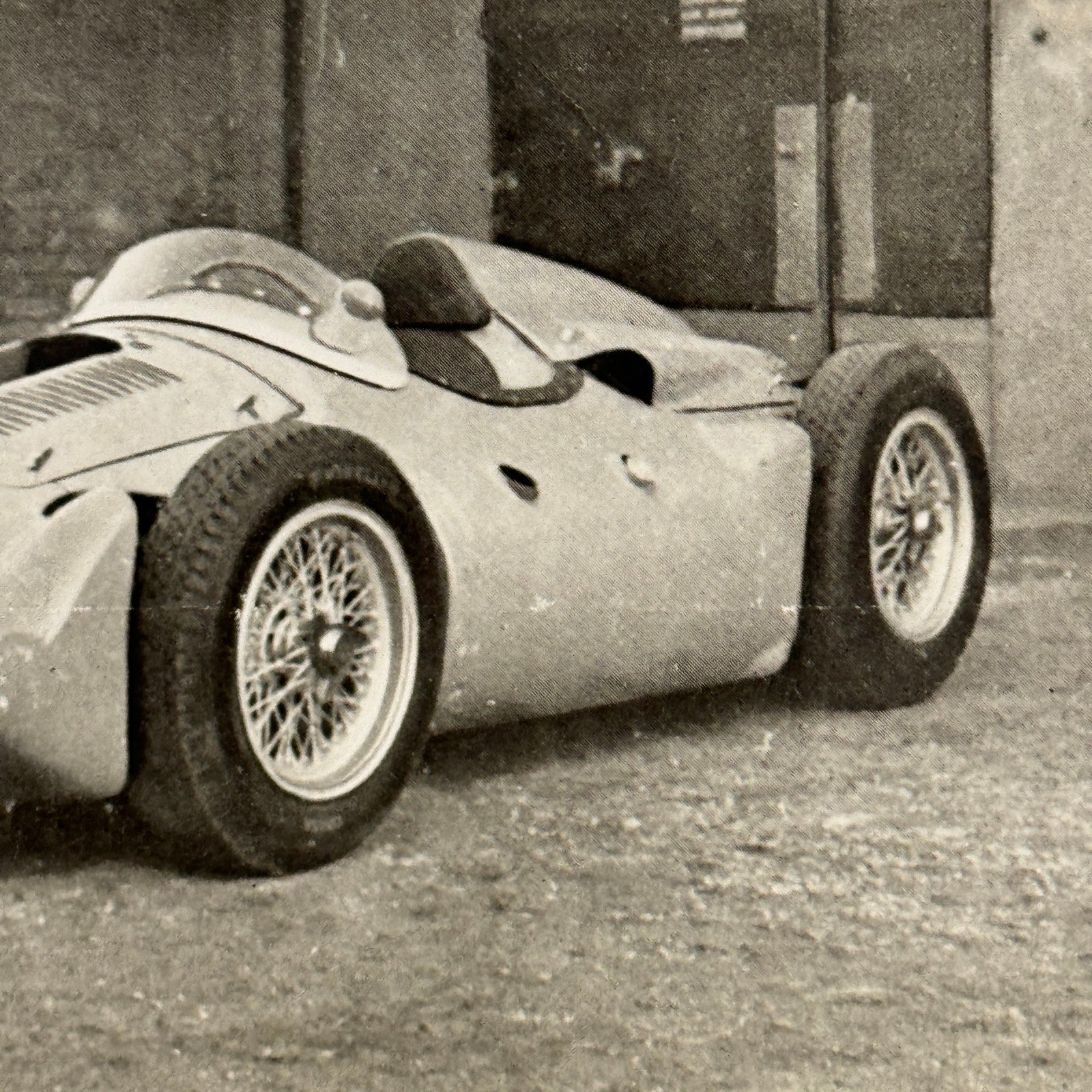 Vintage Bugatti Racing Car Photo Photograph Print