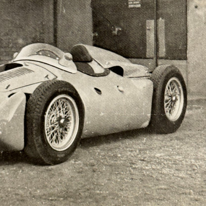 Vintage Bugatti Racing Car Photo Photograph Print