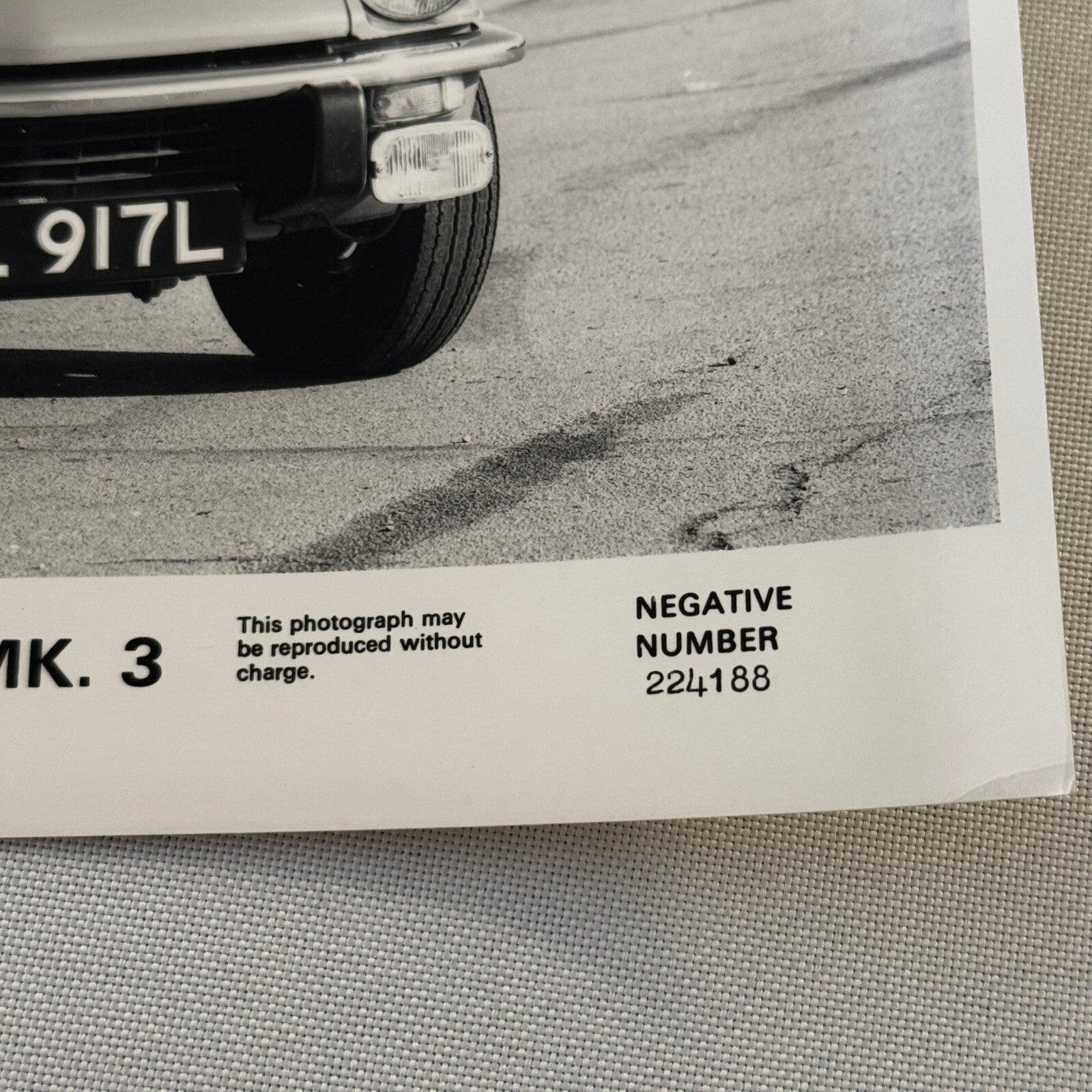 Triumph GT6 MK 3 Car Factory Press Photo Photograph Print 1973 Triumph GT 6