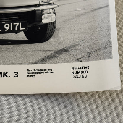 Triumph GT6 MK 3 Car Factory Press Photo Photograph Print 1973 Triumph GT 6