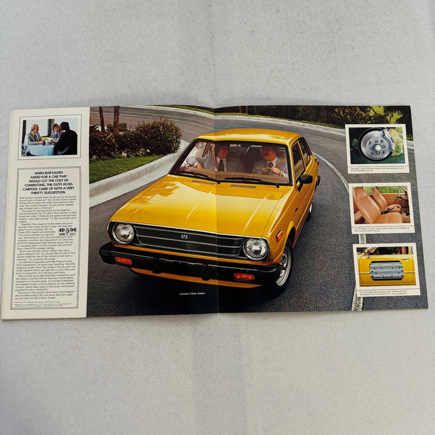 1977 Toyota Corolla Car Sales Brochure Catalog SR5 SR-5 Liftback Hardtop Wagon