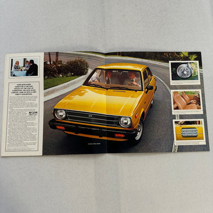 1977 Toyota Corolla Car Sales Brochure Catalog SR5 SR-5 Liftback Hardtop Wagon