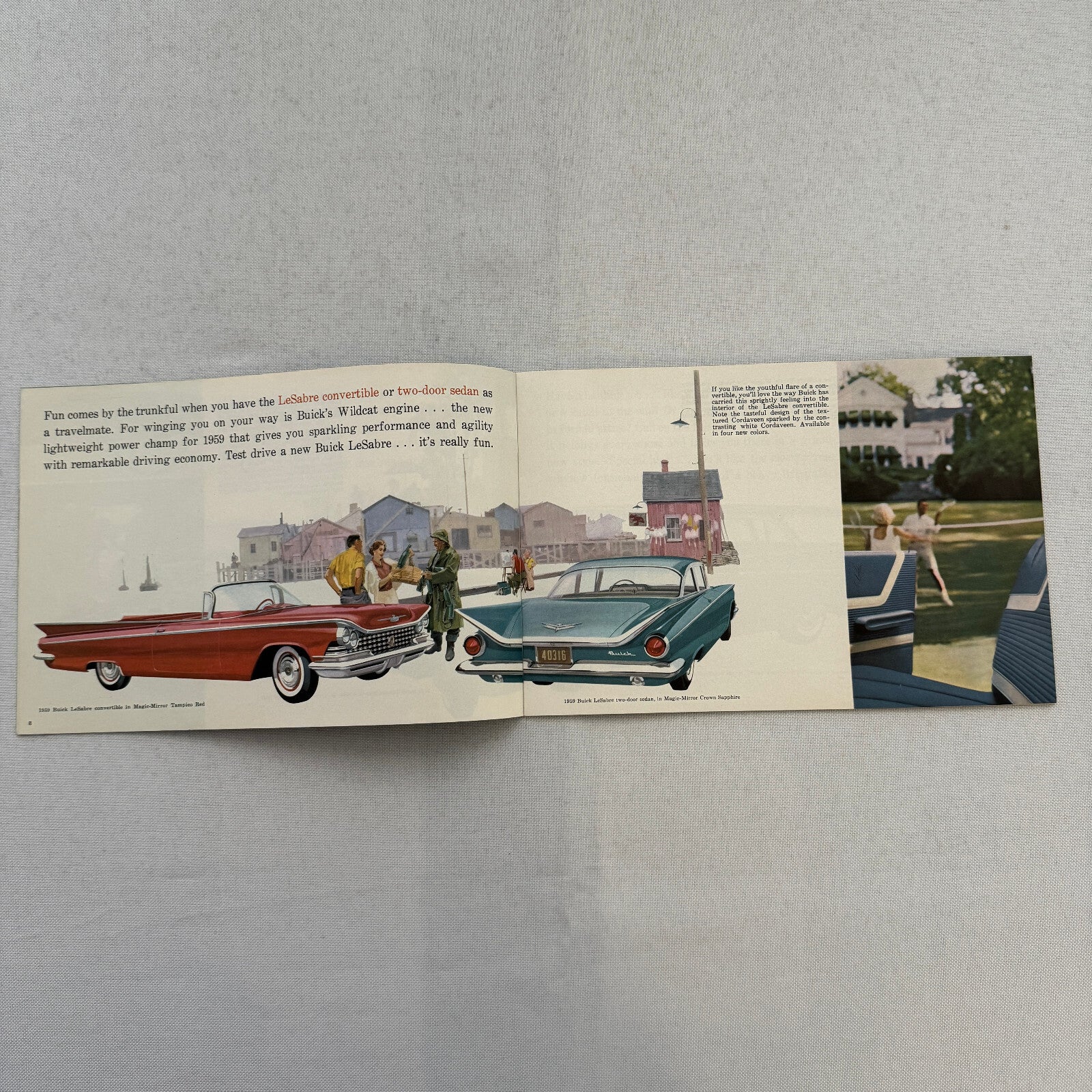 1959 Buick Car Sales Brochure Catalog LeSabre Invicta Electra 225
