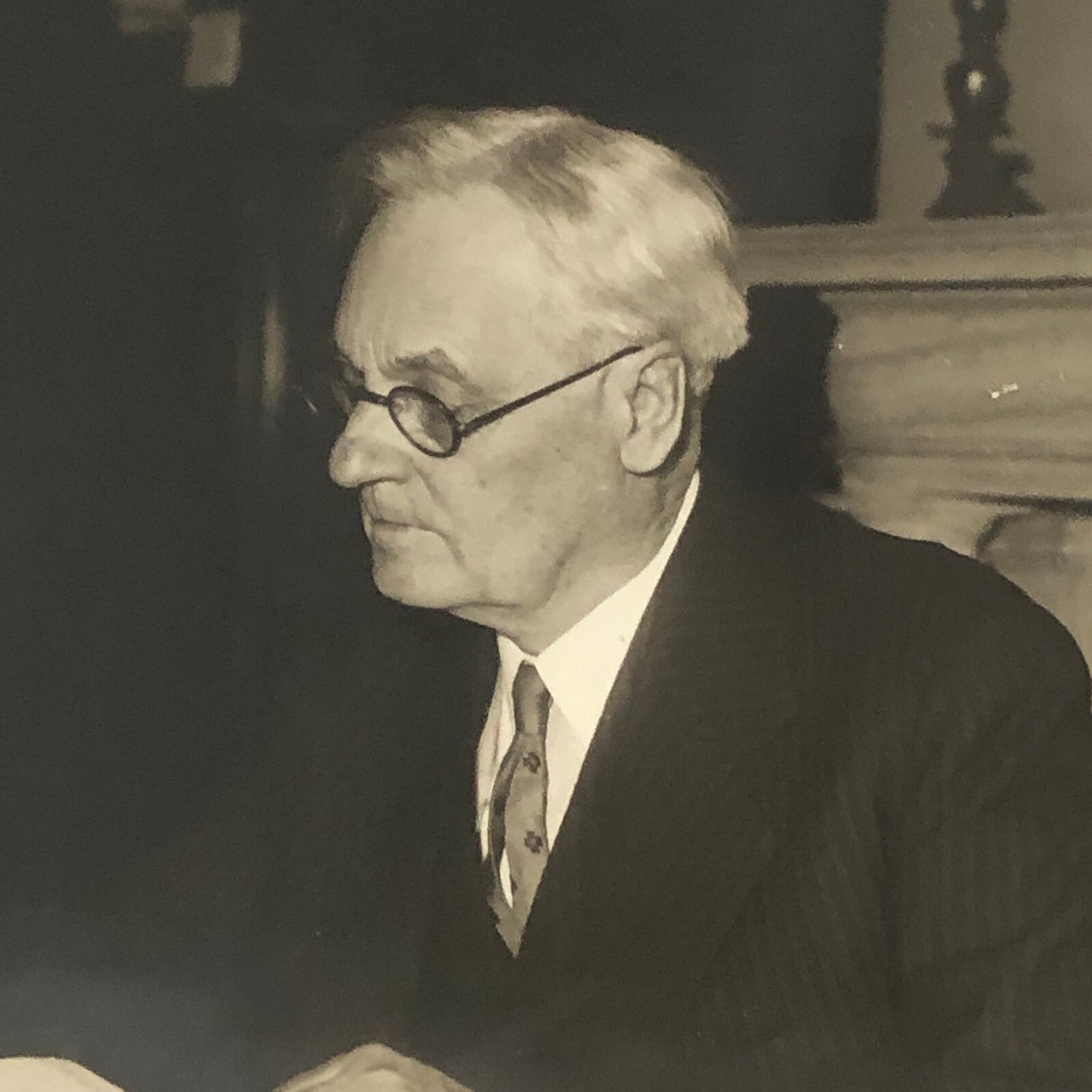 Press Photo Photograph Senator John E Erickson of Montana 1933 Underwood Photo