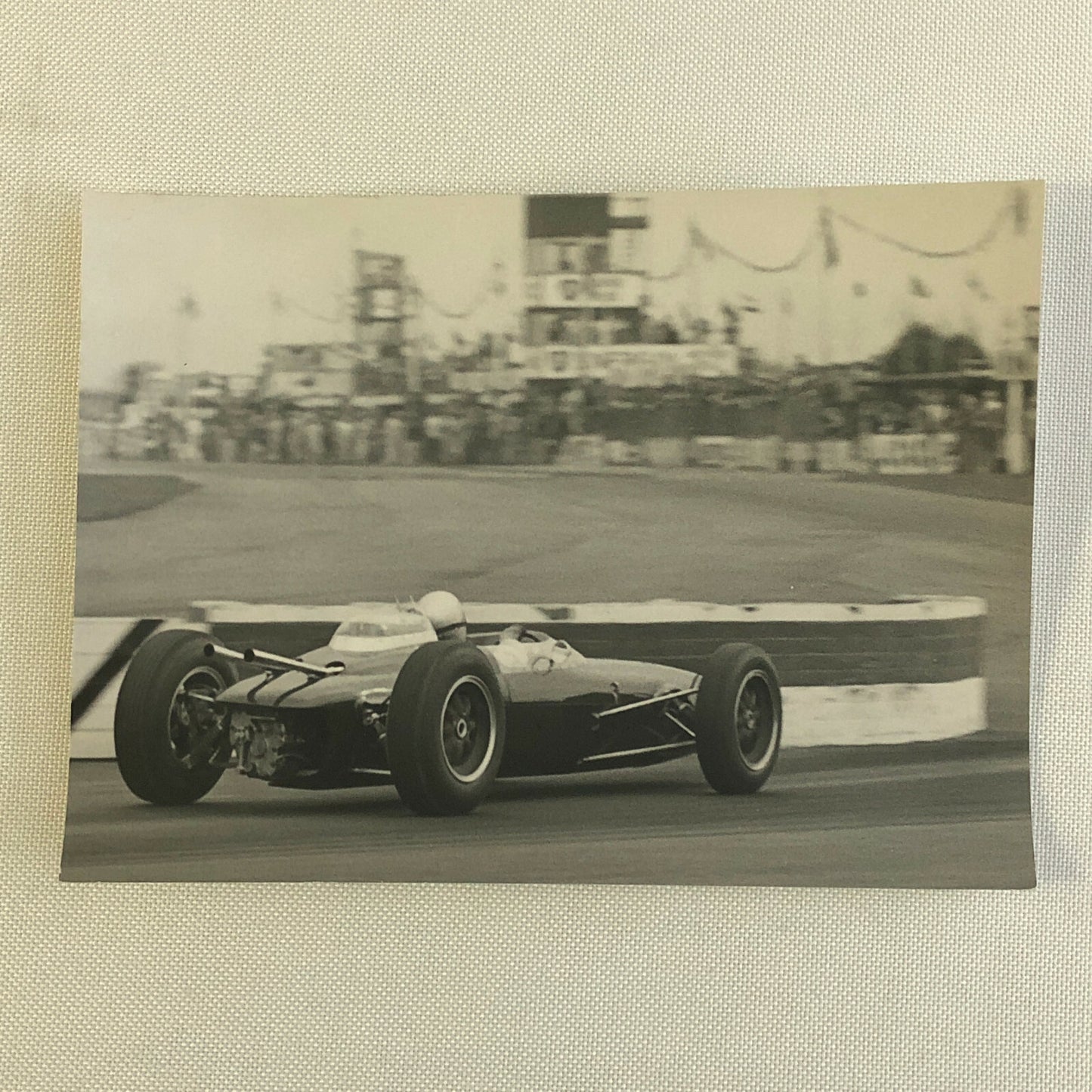 Vintage Racing Car Driver Photo Photograph Print 