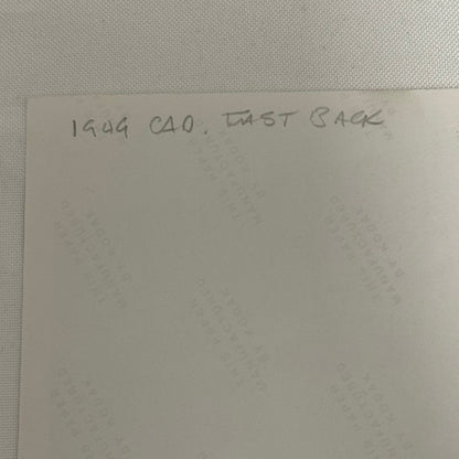 Vintage 1949 Cadillac Fastback Car Automobile Photo Photograph Modern Print