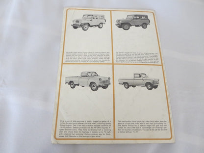 1965 ? Datsun Sales Brochure Catalog SPL 310 1500 Cedric Sedan +