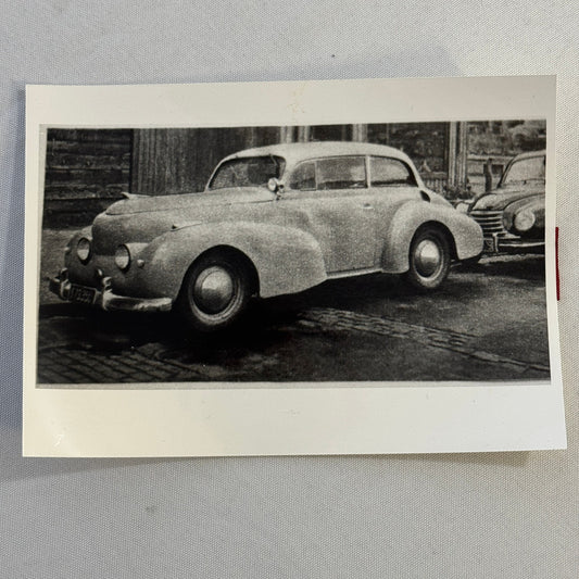Vintage Car Automobile Photo Photograph Print Unidentified