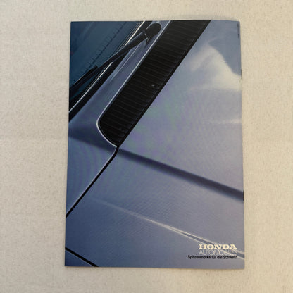 Honda Civic Station Wagon Sales Brochure Catalog Vintage German Text European