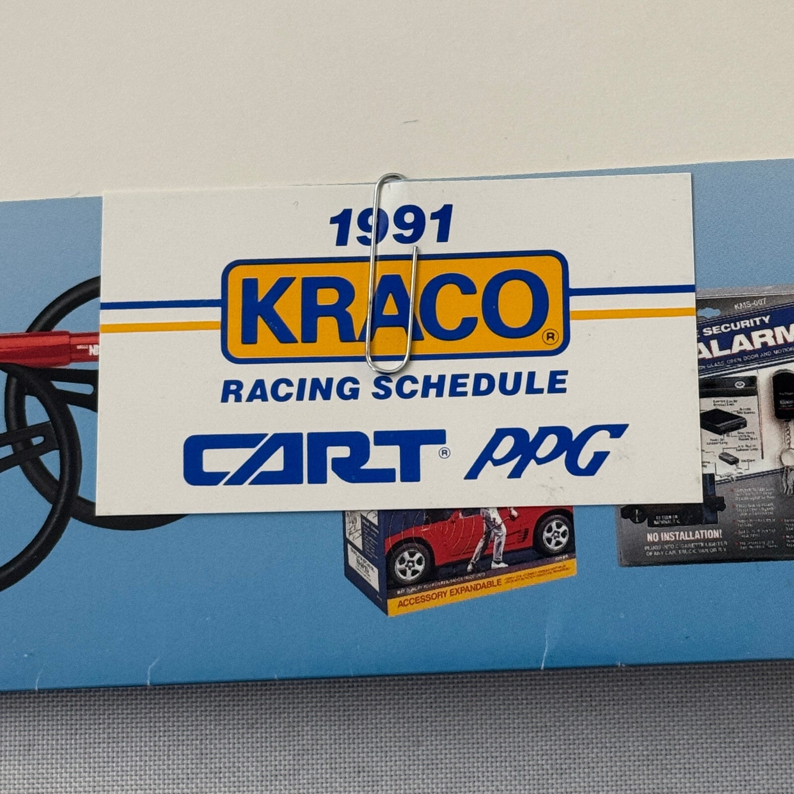 1991 Bobby Rahal Kraco Racing Press Kit Brochure Photos Lola Chevrolet Indy Car