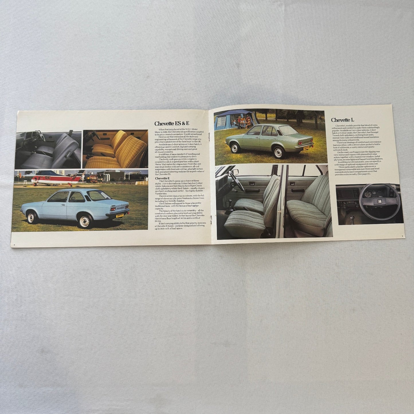 1982 Vauxhall Chevette Car Sales Brochure Catalog Advertising UK Market