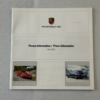 2009 Porsche Press Kit Photo CD Porsche 911 GT3 Cayenne Cayman Boxster S Carrera