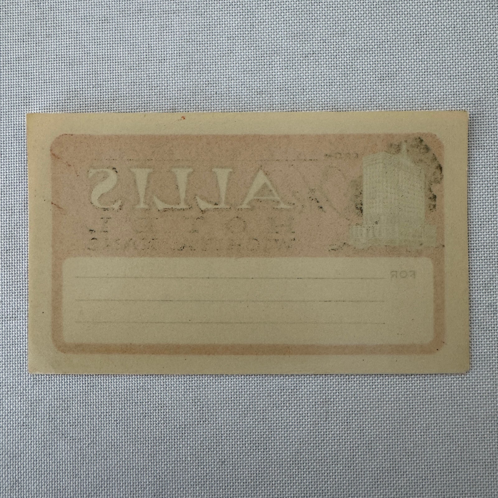 Vintage Hotel Travel Luggage Label The Allis Hotel Wichita Kansas