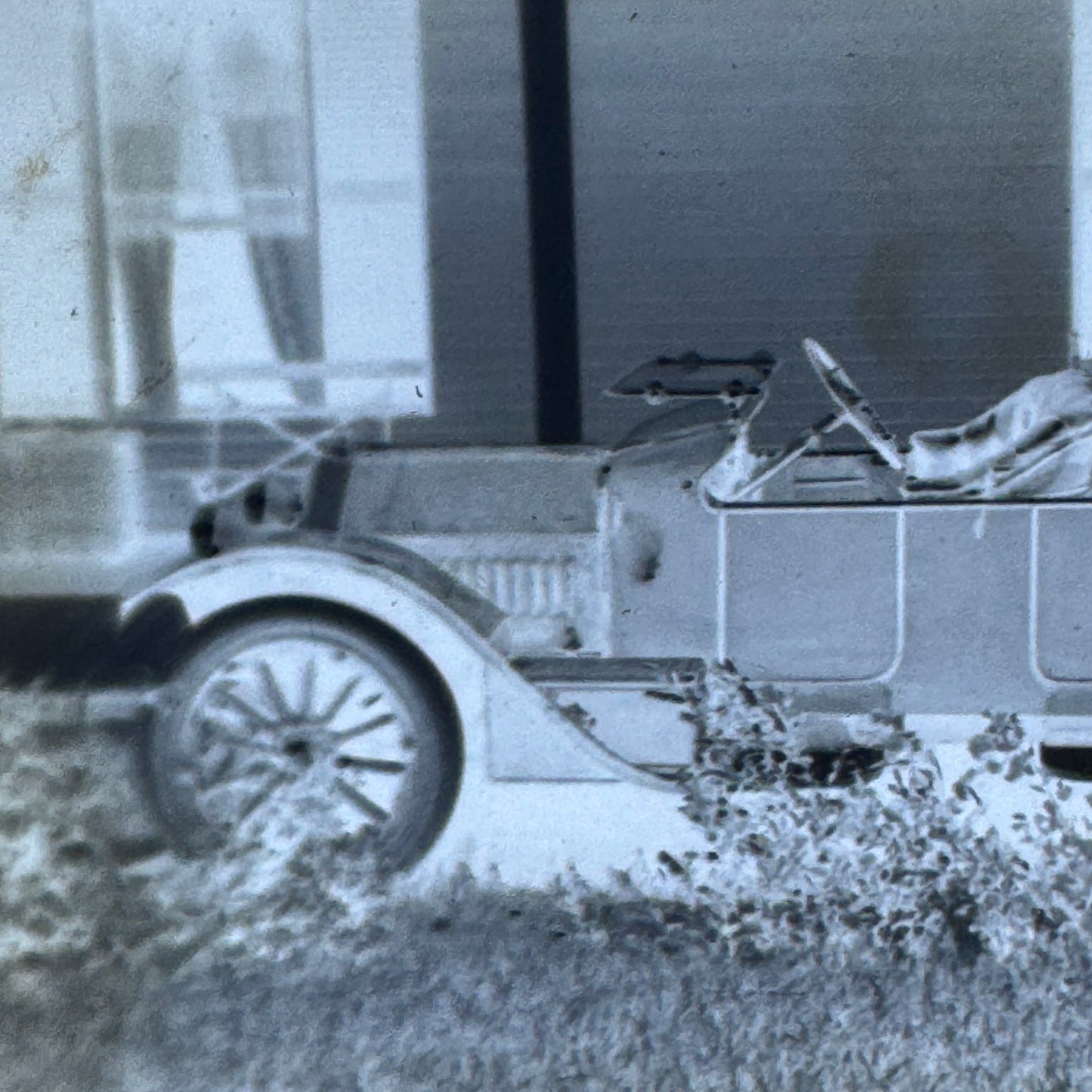 Vintage Photo Negative Antique Car Automobile Vintage Photograph