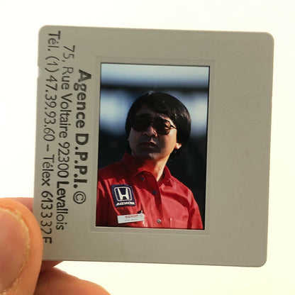 Honda Chief Engineer Osamu Goto DPPI 35MM Press Photo Slide Honda F1 Racing 