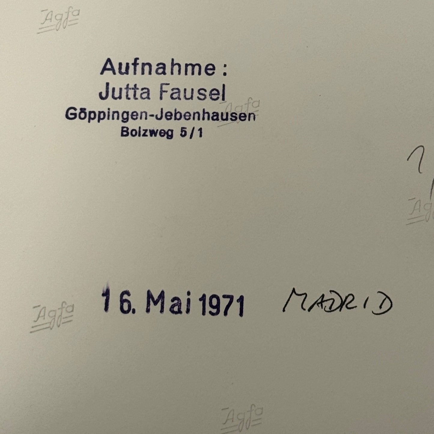 Vintage Racing Photo 1971 Madrix F2 Race Driver Arturo Merzario Motorsport